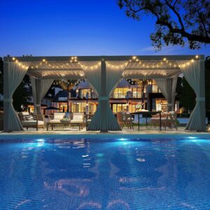 Our Take on the 10×20 Ft Aluminum Louvered Pergola with Curtains