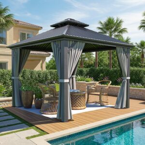 Our Honest Take on the 10×10 Hardtop Gazebo: Spacious & Sturdy