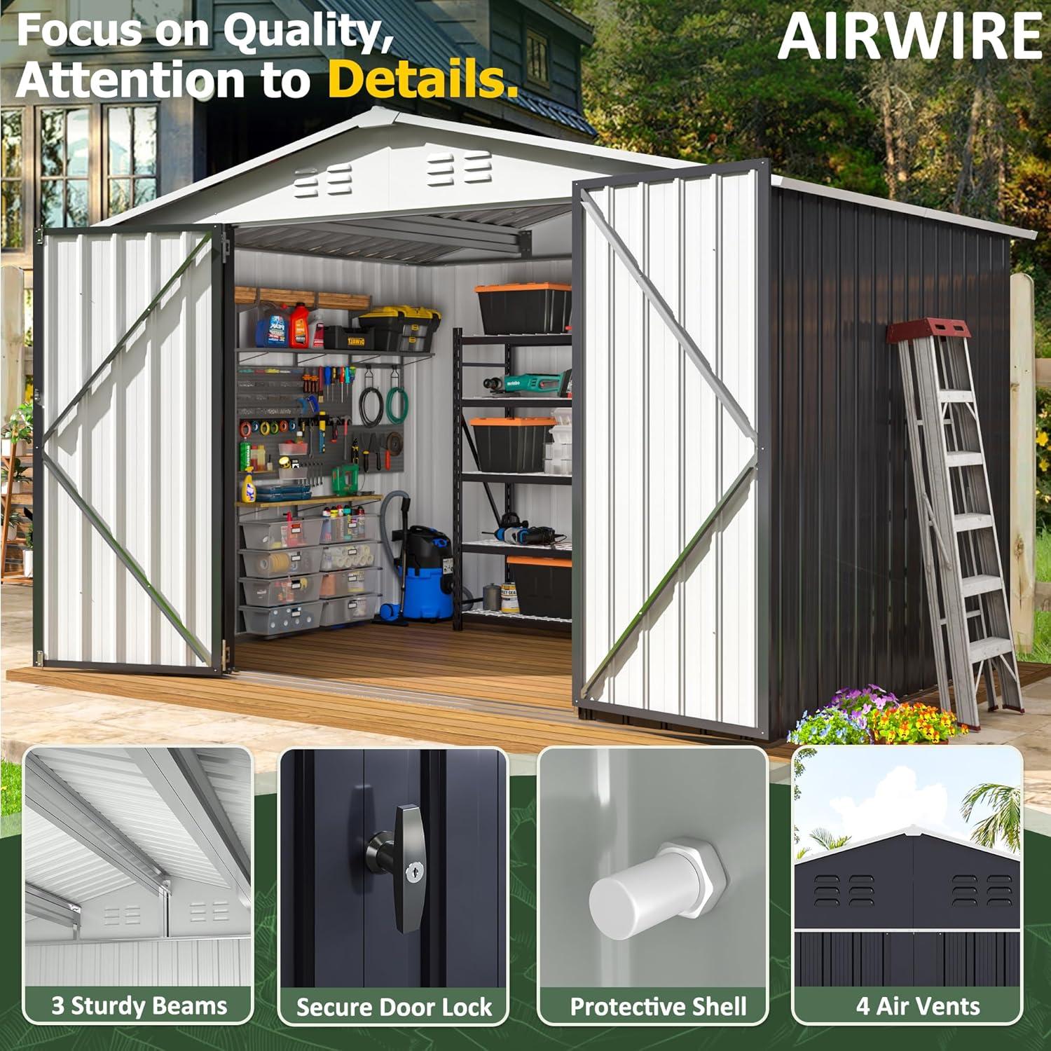 Our Honest Take on the 6x8 AirWire Outdoor Storage Shed